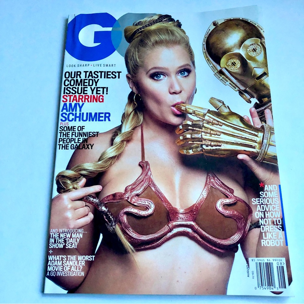 GQ Magazine AUGUST 2015 AMY SCHUMER TREVOR NOAH COMEDY ISSUE NEW